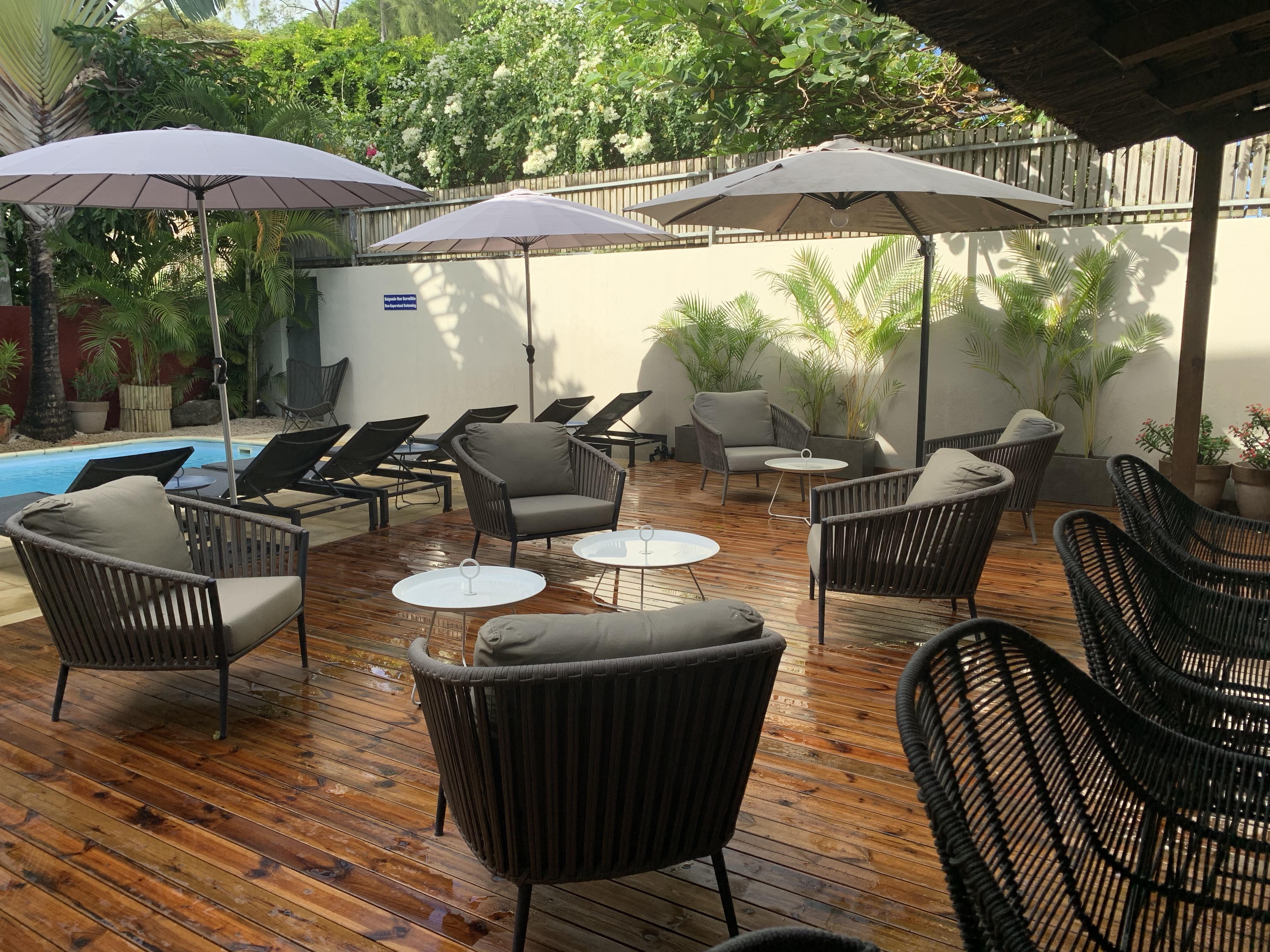 Cosy Guest House Sous Le Badamier Grand Baie Exterior foto